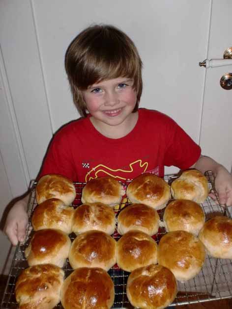 Min nevø Michael på 6 1/2. En ny Morten Schakenda?