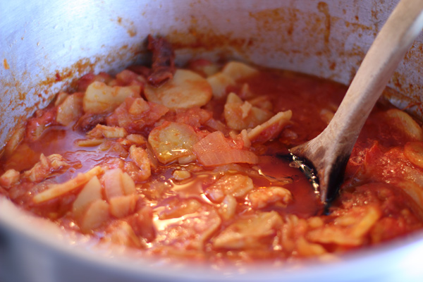 En deilig gryte med bacalao.